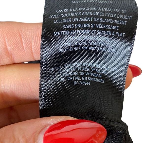 Anthropologie Postmark Black Long Sleeve Button Up Shirt Midi Dress Size S - Picture 5 of 5